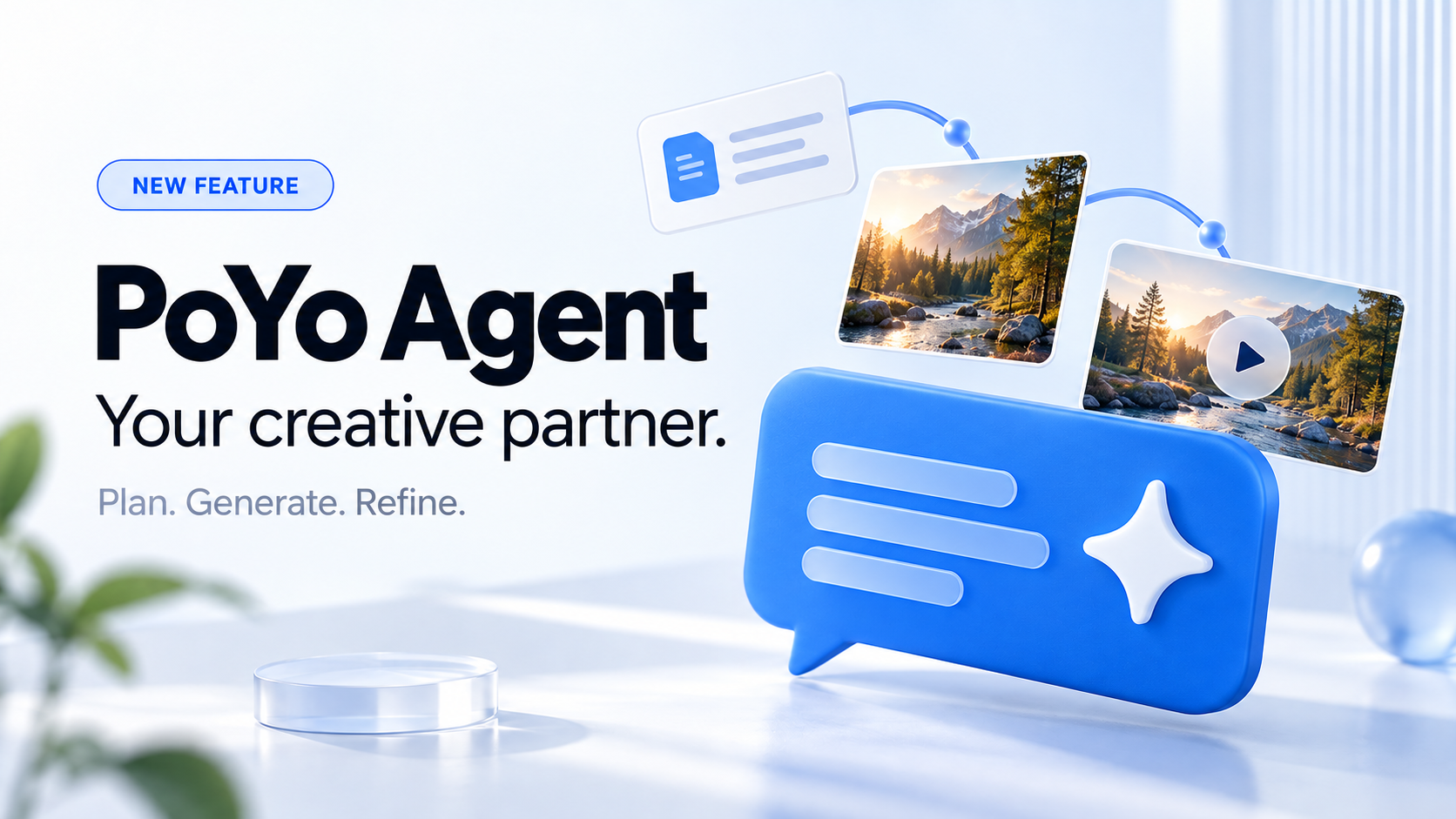 Conheça o PoYo Agent: do briefing criativo a imagens e vídeos