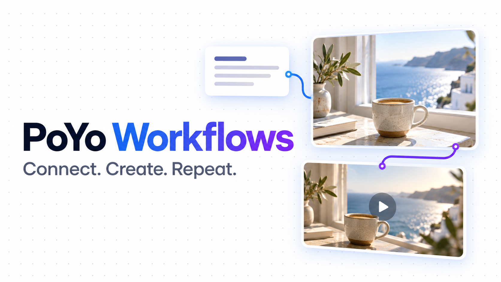 Знакомьтесь: PoYo Workflows — объединяйте ИИ-модели в творческие процессы для повторного использования