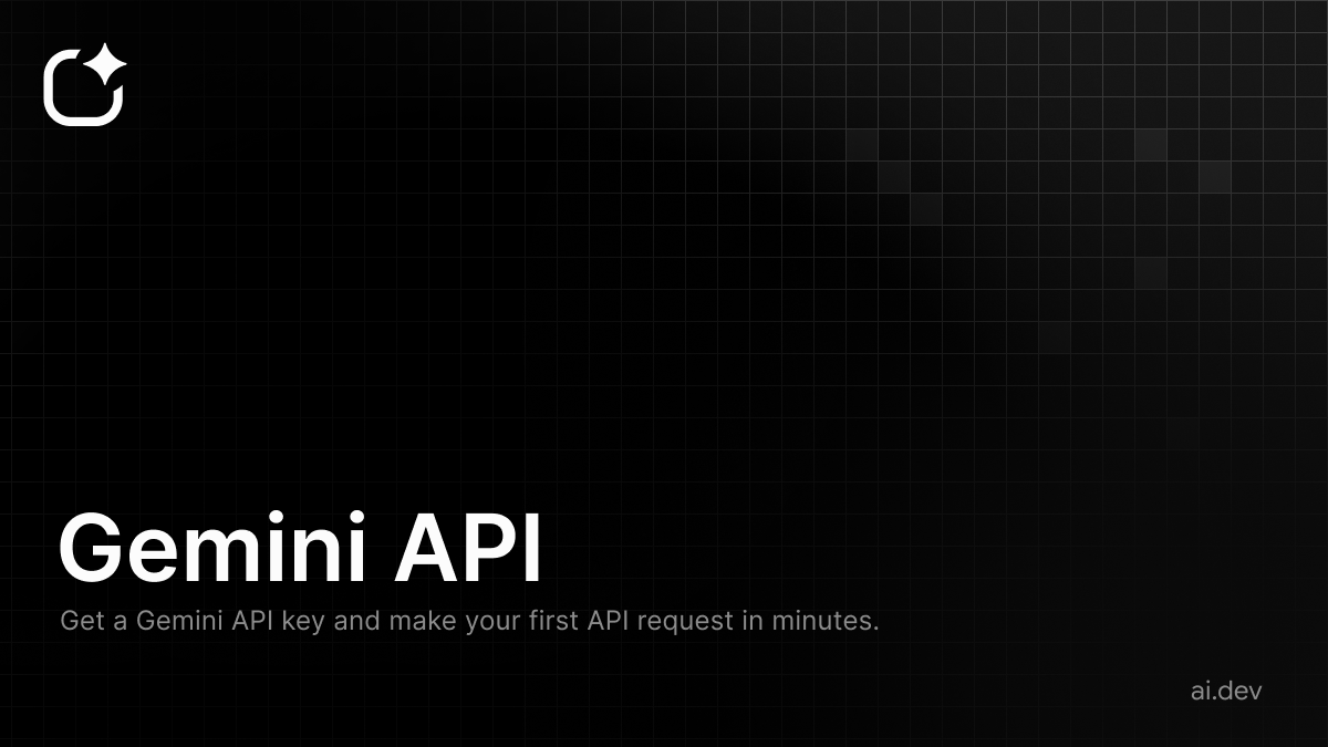 Gemini API docs