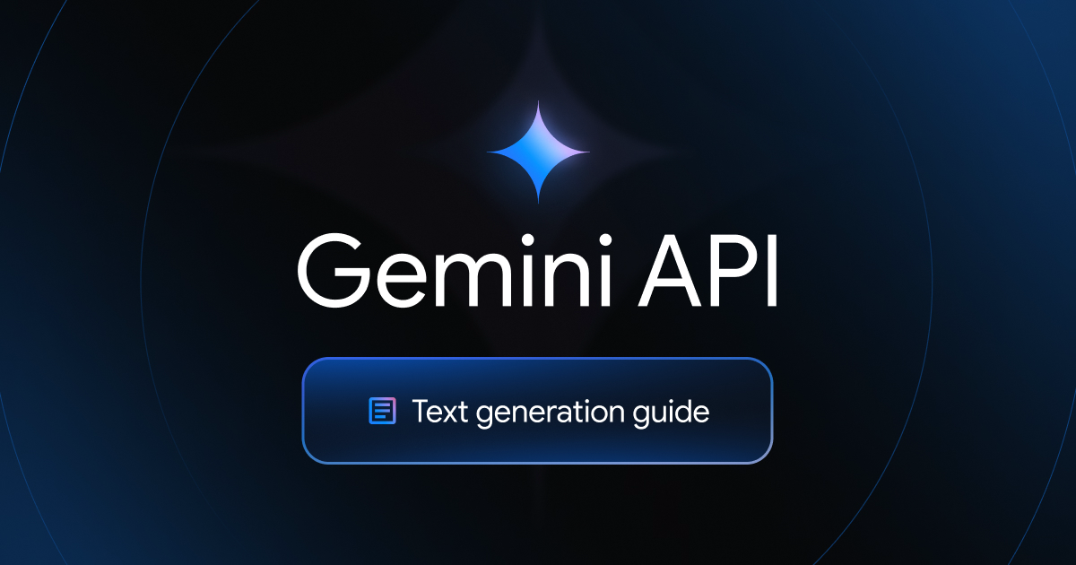 Gemini text generation